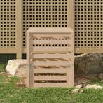 vidaXL Compostbak 63,5x63,5x77,5 cm massief grenenhout, Tuin en Terras, Overige Tuin en Terras, Verzenden, Nieuw