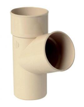 PVC-Ti T-stuk 67,5 graden mof-spie beige d100, Doe-het-zelf en Verbouw, Buizen en Afvoer, Ophalen of Verzenden
