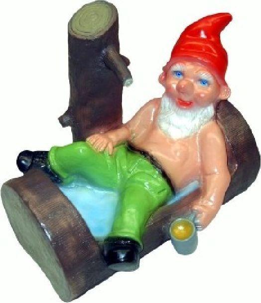 Tuinkabouter in waterbak, Tuin en Terras, Tuinbeelden, Nieuw, Verzenden