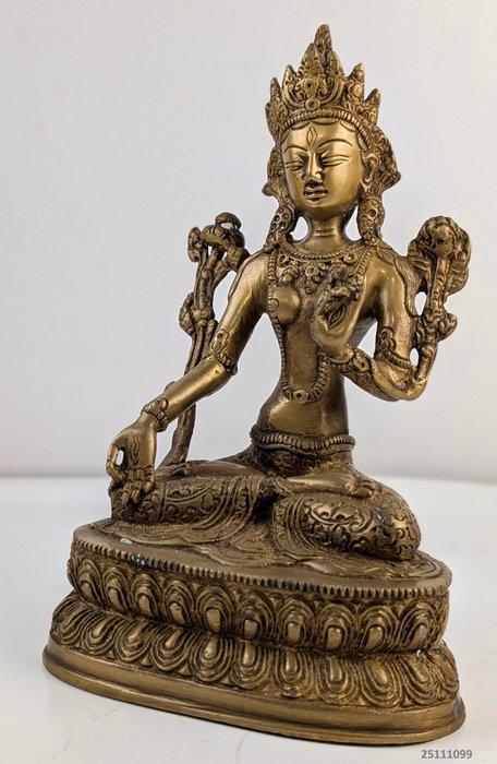 zittend Tara-beeld - Brons - Nepal (Zonder Minimumprijs), Antiek en Kunst, Antiek | Overige Antiek