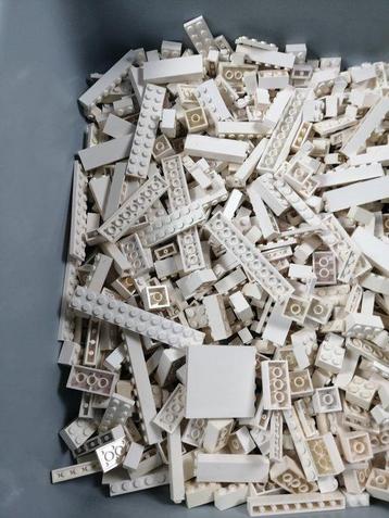 Lego - geen serie - 01 Partij van 1000 witte bouwstenen - beschikbaar voor biedingen