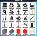 2dekans | CAMUX 50-delige Action Camera Accessoires -, Boeken, Ophalen of Verzenden, Zo goed als nieuw