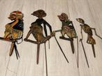 4 wayang kelitik - Indonesië, Antiek en Kunst, Kunst | Niet-Westerse kunst