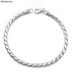 Zilveren Italian schakelarmband, Sieraden, Tassen en Uiterlijk, Armbanden, Verzenden, Nieuw, Zilver