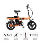 Combi-Deal! | ENGWE T14 Vouwfiets - Oranje, Fietsen en Brommers, Fietsen | Vouwfietsen, Ophalen of Verzenden, Nieuw