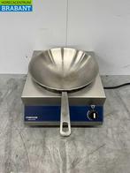 RVS Scholl (Metos) Inductie wok wokbrander wokplaat met, Ophalen of Verzenden, Gebruikt