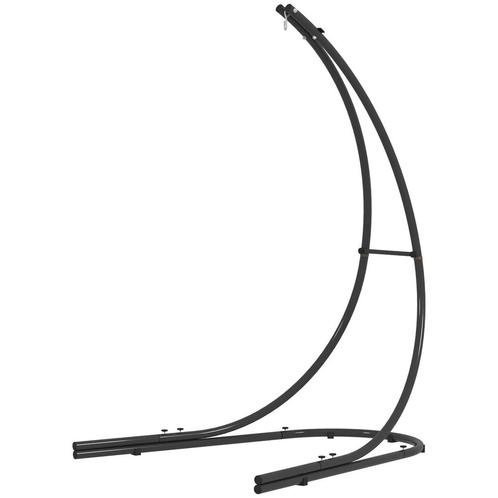 TRUUSK Frame Voor Hangstoel In C-Vorm Metaal Stand Met Basis, Tuin en Terras, Overige Tuin en Terras, Nieuw, Verzenden