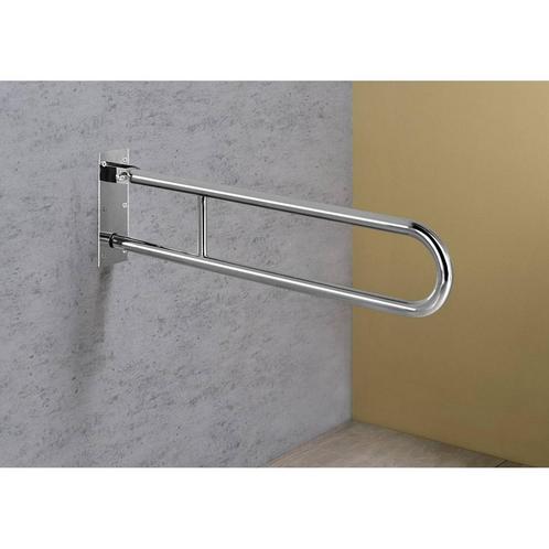 Toiletbeugel Sapho Opklapbaar 80x15.3 cm RVS, Doe-het-zelf en Verbouw, Sanitair, Ophalen of Verzenden