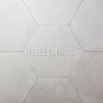 Hexagon zeshoek tegels bone 25x30cm  tegeloutlet, Nieuw, Keramiek, Ophalen of Verzenden, 10 m² of meer