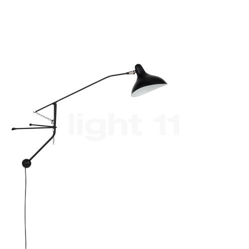 DCW Mantis BS2 Mini LED, zwart (Wandlampen, Binnenlampen), Huis en Inrichting, Lampen | Wandlampen, Nieuw, Verzenden
