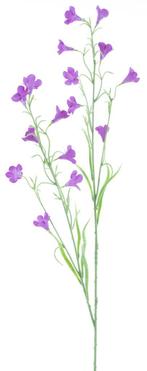 Campanula spray reeva purple 105 cm kunstbloemen - Nova Natu, Nieuw, Verzenden