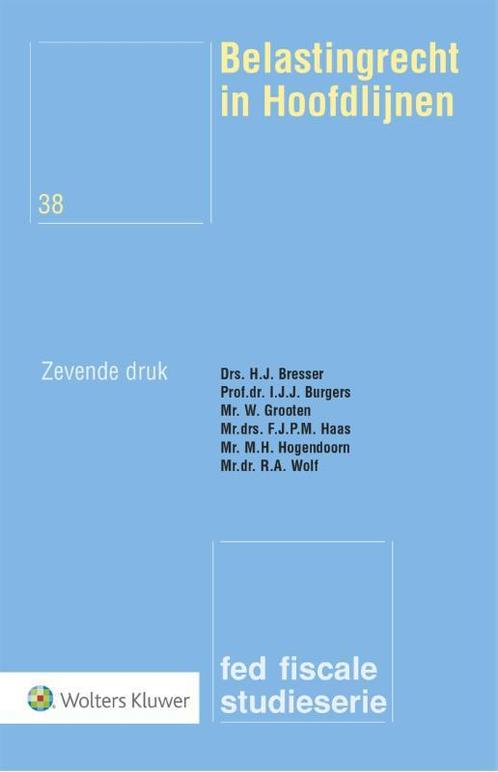 Belastingrecht in Hoofdlijnen 9789013148329 F.J.P.M. Haas, Boeken, Wetenschap, Zo goed als nieuw, Verzenden