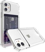 iPhone 15 Transparant TPU Hoesje Met Card Slot - Pasjesvakje, Ophalen of Verzenden, Nieuw