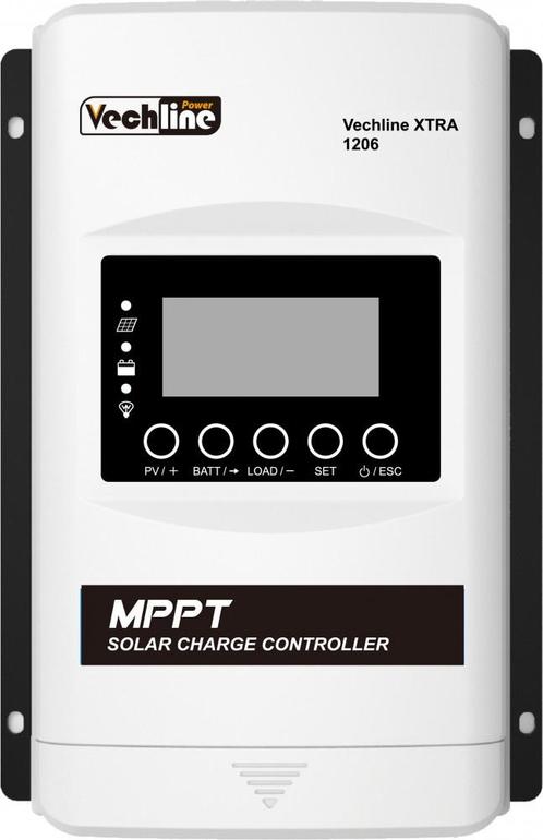 Vechline MPPT Laadregelaar Display XTRA 1206 10A, Caravans en Kamperen, Kampeeraccessoires, Nieuw