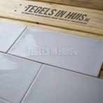 Wandtegel artic handvormlook 10x20cm licht grijs wandtegel, Doe-het-zelf en Verbouw, Tegels, Ophalen, Nieuw, 10 m² of meer, Wandtegels