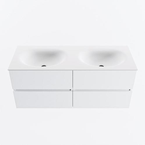 MONDIAZ VICA 120cm badmeubel onderkast Talc 4 lades., Doe-het-zelf en Verbouw, Sanitair, Bad, Nieuw, Ophalen of Verzenden