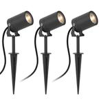 3x Stark Tuinspot Antraciet met LED Tuinverlichting, Tuin en Terras, Verzenden, Nieuw