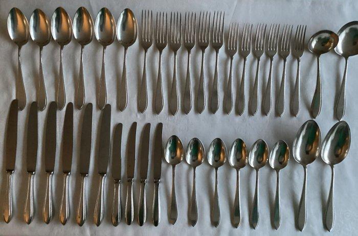 Sola - Bestekset (35) - Puntfilet - Verzilverd - Puntfilet, Antiek en Kunst, Antiek | Meubels | Tafels