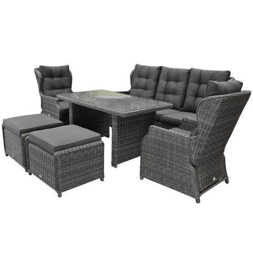 Ibiza premium stoel bank dining loungeset verstelbaar 6, Tuin en Terras, Tuinsets en Loungesets, Nieuw, Wicker, Ophalen of Verzenden