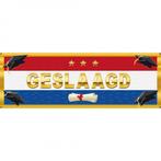 Sticker Geslaagd Nederlandse vlag 19,6 x 6,5 cm - Geslaagd.., Ophalen of Verzenden, Nieuw