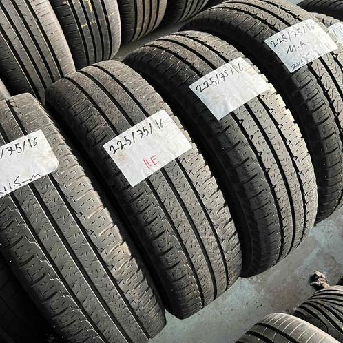 4 x Michelin 225-75-16 C Zomerbanden 6,5mm, Auto-onderdelen, Banden en Velgen, 16 inch, Zomerbanden, 225 mm, Bestelwagen, Gebruikt