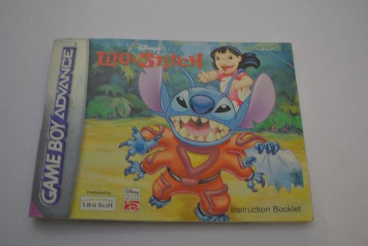 Disneys Lilo & Stitch (GBA EUR MANUAL), Spelcomputers en Games, Spelcomputers | Nintendo Portables | Accessoires, Zo goed als nieuw