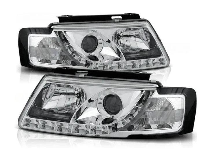 Daylight Chrome koplampen geschikt voor Passat B5 3B, Auto-onderdelen, Verlichting, Nieuw, Volkswagen, Verzenden