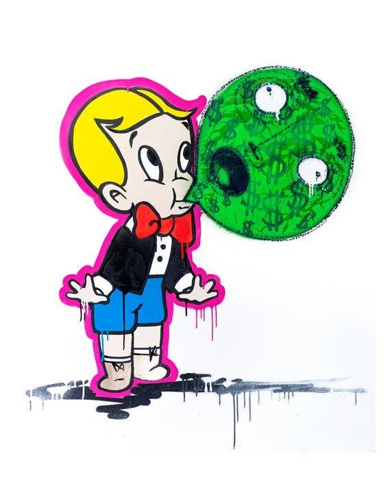 Utopia - Richie Rich with bubble-, Antiek en Kunst, Kunst | Designobjecten