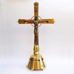 Art Deco Kruis - Brons, Messing - 1930-1940