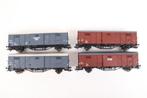 Artitec H0 - Modeltrein goederenwagon (4) - Hbcs-y Hongaar, Nieuw