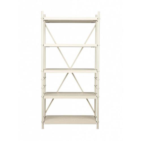*WOONWINKEL* Dutchbone Iron Beige Stellingkast Verstelbare P, Huis en Inrichting, Kasten | Boekenkasten, Nieuw, Verzenden