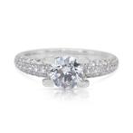 Ring - 18 karaat Witgoud - 1.75ct. tw. Diamant (Natuurlijk), Sieraden, Tassen en Uiterlijk, Ringen, Nieuw