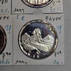 Egypte. 5 Pounds 1993 Proof, topcollectie met 11 stukken, Postzegels en Munten