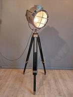 Statief vloerlamp - Hoogte 195 CM. / Scheepslamp - Glas,