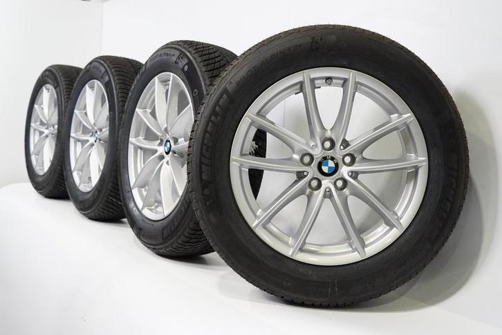 BMW X3 X4 G01 18 inch 618 M Velgen + Winterbanden Michelin R, Auto-onderdelen, Banden en Velgen, Velg(en), Gebruikt, 18 inch, Winterbanden
