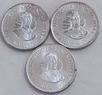 Zuid-Afrika. 20 Cents 1961, 1962, 1964/ Proof 50% Silver-