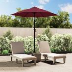 vidaXL Parasol 200x224 cm aluminium bordeauxrood, Tuin en Terras, Verzenden, Nieuw, 2 tot 3 meter