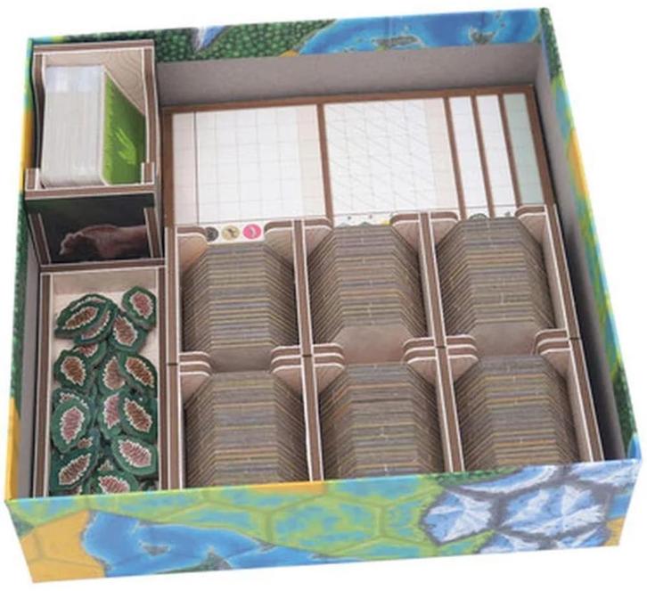 Cascadia Bordspel Organiser (Gekleurd) | Folded Space -, Hobby en Vrije tijd, Gezelschapsspellen | Bordspellen, Nieuw, Verzenden