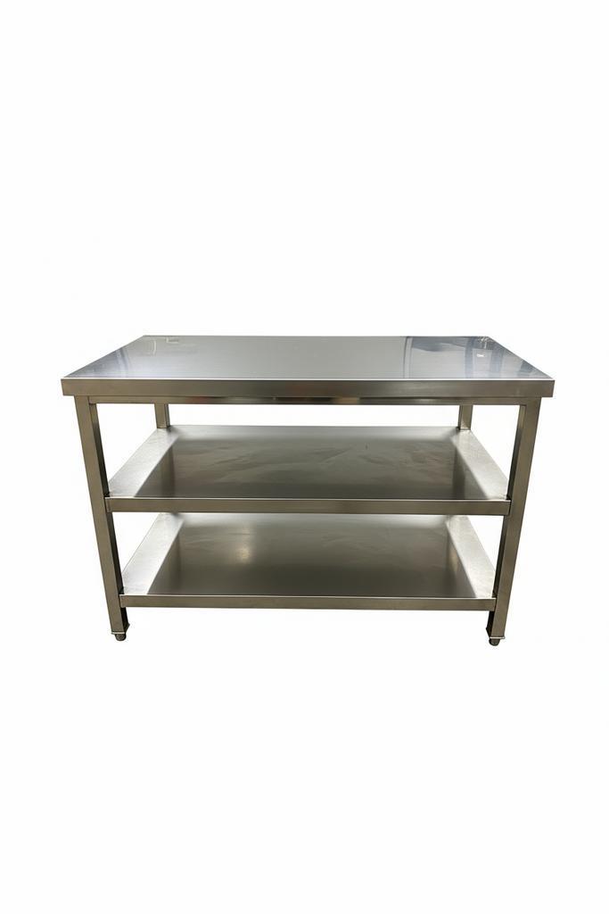 RVS Werktafels 3-laags verschillende formaten, Zakelijke goederen, Horeca | Keukenapparatuur, Nieuw in verpakking, RVS Meubilair