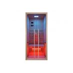 1 persoons infrarood Sauna Ruby 90x100x195cm 1550Watt, Sport en Fitness, Sauna, Nieuw, Complete sauna, Infrarood, Verzenden