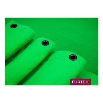FORTEX Greenscreen 3m (b) x 4m (h) Chromakey groen 320