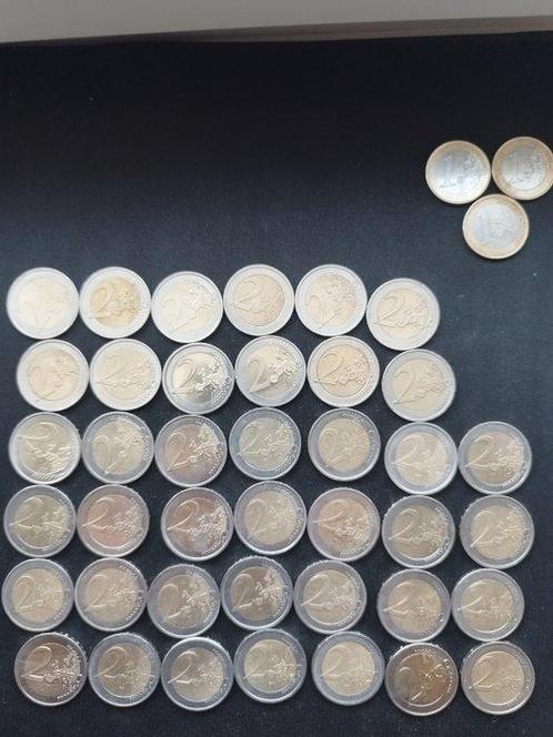 Europa. 1 Euro / 2 Euro 2000/2025 (43 coins) (Zonder, Postzegels en Munten, Munten | Europa | Euromunten