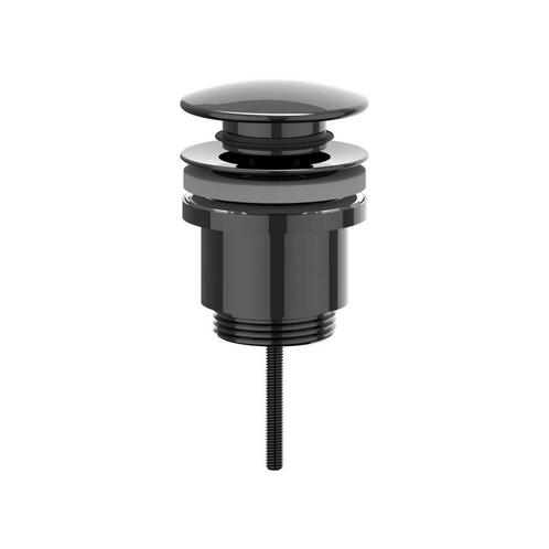 Design Afvoerplug IVY Stop&Go Zwart Chroom PVD, Doe-het-zelf en Verbouw, Sanitair, Overige typen, Nieuw, Chroom, Ophalen of Verzenden