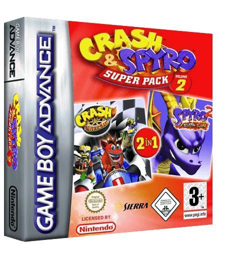 Crash & Spyro superpack vol 2 (losse cassette), Spelcomputers en Games, Games | Nintendo Game Boy, Verzenden