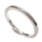 18 Krt. Witgouden aanschuifring (gouden ring), Sieraden, Tassen en Uiterlijk, Ringen, 18 tot 19, Gebruikt, Overige kleuren, Ophalen of Verzenden