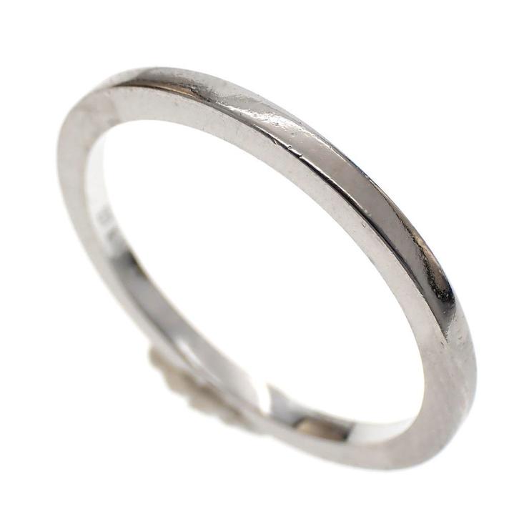 18 Krt. Witgouden aanschuifring (gouden ring), Sieraden, Tassen en Uiterlijk, Ringen, Dame, Overige kleuren, 18 tot 19, Gebruikt