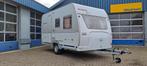 Caravan Dethleffs Family lichtgewicht, met voortent!, Caravans en Kamperen, Treinzit, Dethleffs, Serviceluik, Tot en met 3