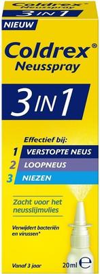 COLDREX NEUSSPRAY 3-IN-1 SPRAY 20 ML, Diversen, Nieuw, Verzenden