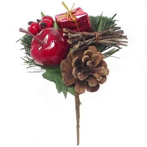 Kerstbijsteker Appel Cadeautje Besjes Dennenappel per stuk, Huis en Inrichting, Woonaccessoires | Kunstplanten en Kunstbloemen