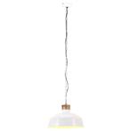 Hanglamp industrieel E27 42 cm wit (Lampen, Interieur), Huis en Inrichting, Complete inboedels, Verzenden